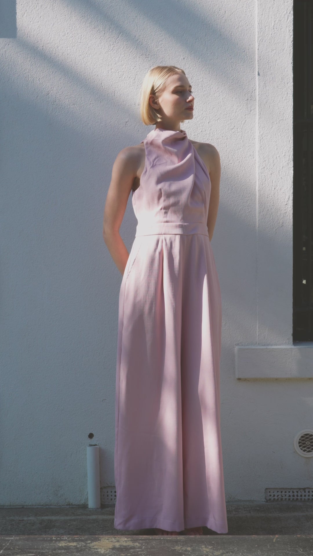TW4661 Marcella Halter Neck Jumpsuit Pink
